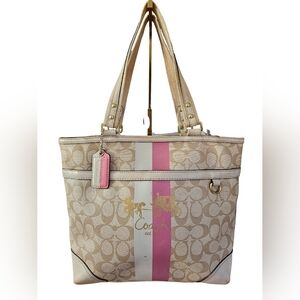 Pre-loved Vintage COACH CHELSEA HERITAGE  Leather Signature Tote